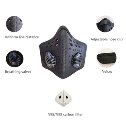 Reusable Dust Proof Mask With 3 Filters