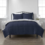 Twin/Twin XL / Navy/Light Gray
