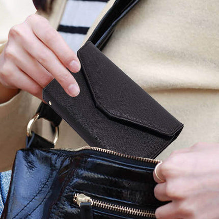 RFID Blocking Travel Passport Organizer Holder Wallet With CDC Vaccination Card Slot Protector