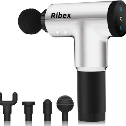 Ribex Pro Massage Gun With 4 Attachable Heads