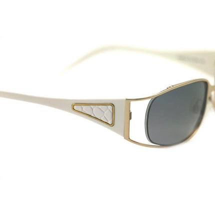 Roberto Cavalli Women's Sunglasses RC0424 772 Gold/White 53 17 130 Full-Rim Oval