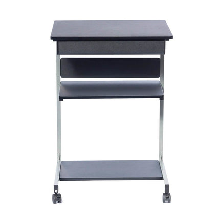 Rolling Laptop Cart with Storage