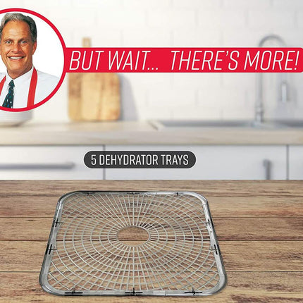 Ronco Turbo EZ-Store 5-Tray Dehydrator with Convection Air Flow