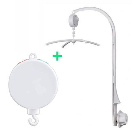 Rotary Baby Cot Mobile Crib Bed Toy Infant Bell Hanging Stand Arm Bracket