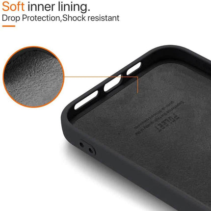 Rubber Case for iPhone 12 and iPhone 12 Pro Case 6.1 inch