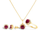 6.5 / Yellow.Gold / Red Ruby