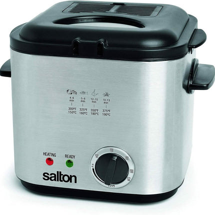 Salton Compact Deep Fryer 1.0 Liter/Quart
