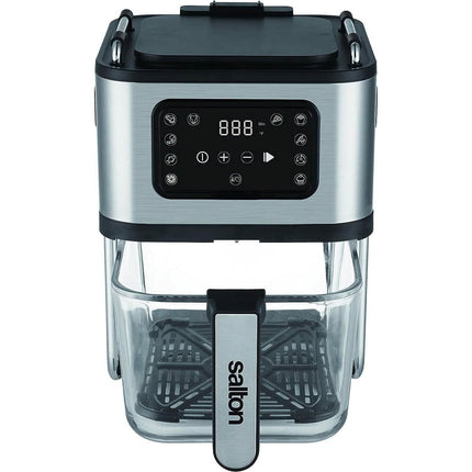 Salton Flip and Cook 3-in-1 Air Fryer, Grill & Dehydrator