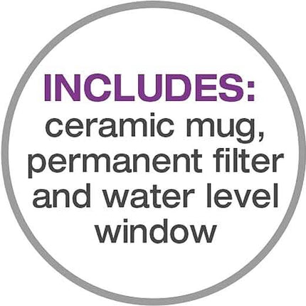 Salton Space Saving 1 Cup Coffeemaker - Black