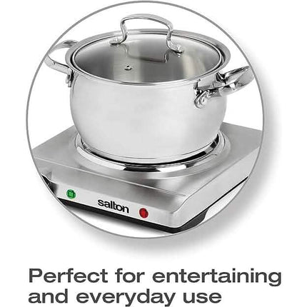 Salton Stainless Steel Portable Cooktop