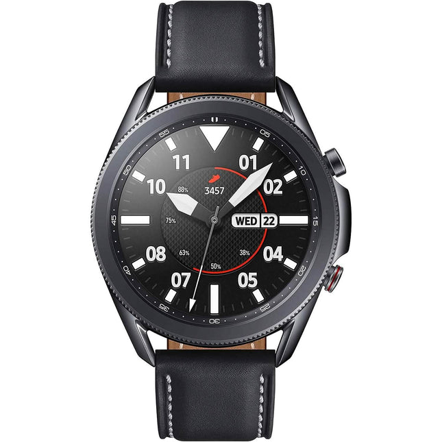Samsung - Galaxy Watch3 Smartwatch 45mm Stainless LTE - Mystic Black