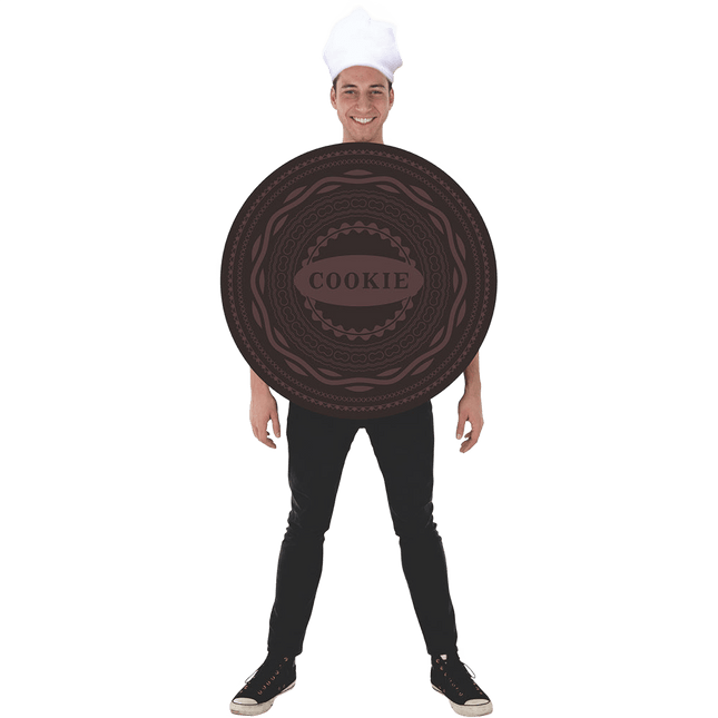 Adult Cookie Costume with Matching Hat – One Size