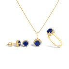 6.5 / Yellow.Gold / Blue Sapphire