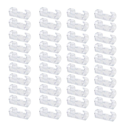Self-Adhesive Wire Organizer Line Cable Plastic Clips