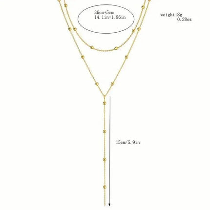 Sexy Tribal Style Iron Chain with Dangling Tassel Pendant
