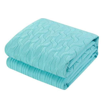 Shaly Quilt Cover Set Interlaced Vine Pattern Quilted Bed
