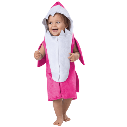 Toddler Baby Shark Costume – Cute Pink & Blue Shark Tunic for Halloween Dress Up