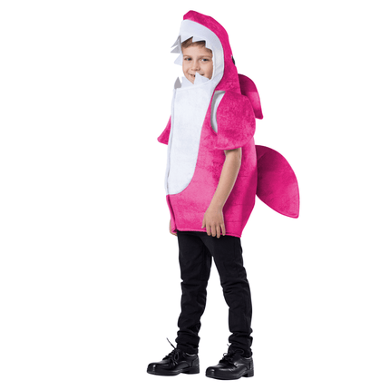 Toddler Baby Shark Costume – Cute Pink & Blue Shark Tunic for Halloween Dress Up