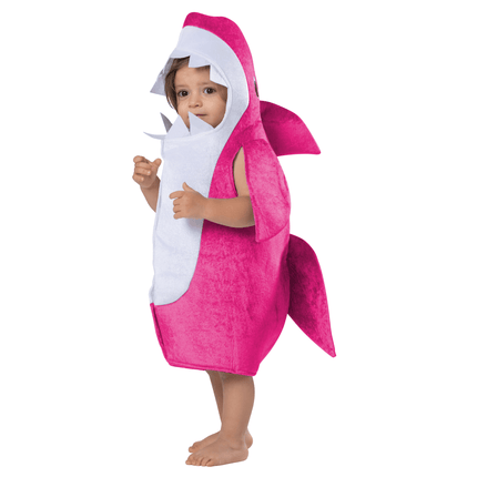 Toddler Baby Shark Costume – Cute Pink & Blue Shark Tunic for Halloween Dress Up