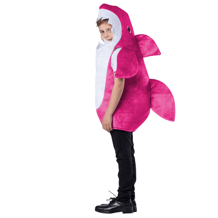 Toddler Baby Shark Costume – Cute Pink & Blue Shark Tunic for Halloween Dress Up