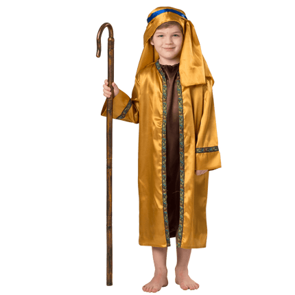 Kids Shepherd Costume with Robe, Headpiece and Biblical Style Details
