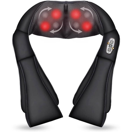 Shiatsu Neck and Shoulder Massager - 4D Back Massager with Heat