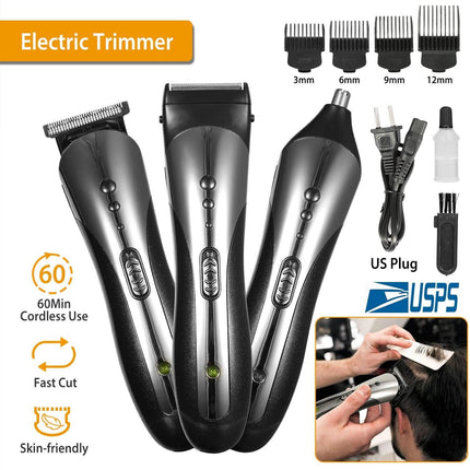 SHINON Men Electric Hair Clipper 3-in-1
