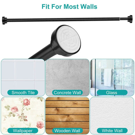Shower Curtain Rod Adjustable Tension