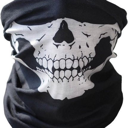 Skull Face Bandana Mask and Neck Gaiter