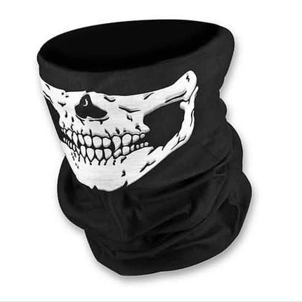 Skull Face Bandana Mask and Neck Gaiter