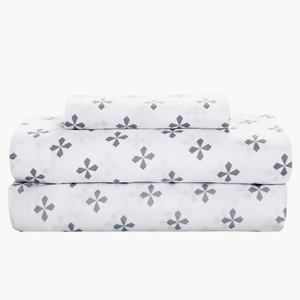 Sloane Street Ogee Bed in a Bag with Solid Reverse Comforter