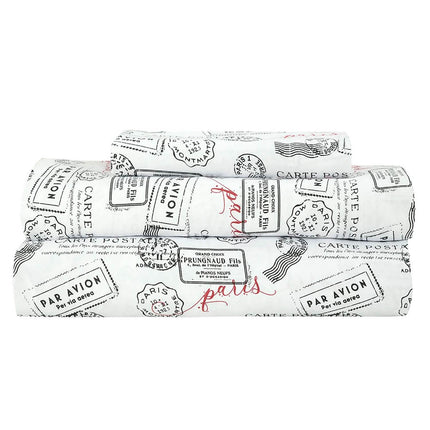 Sloane Street Paris Rose Eiffel Tower Reversible Bed in a Bag