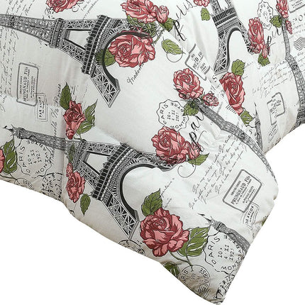 Sloane Street Paris Rose Eiffel Tower Reversible Bed in a Bag
