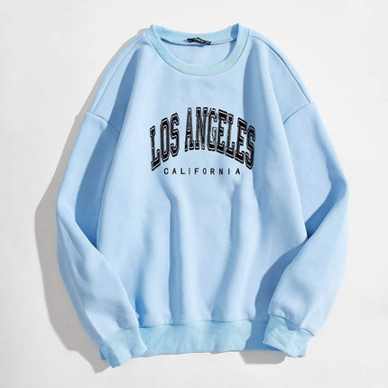 Slogan Graphic Thermal Lined Sweatshirt