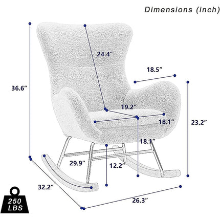 Small Rocking Accent Chair