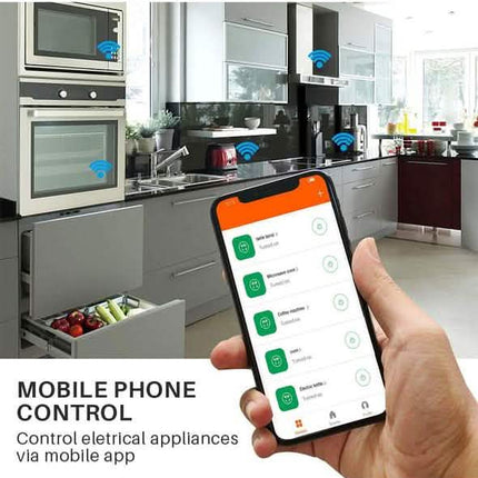 Smart Plug WiFi Socket Power Monitor Timing Function Tuya SmartLife APP Control Works With Alexa Google Assistant