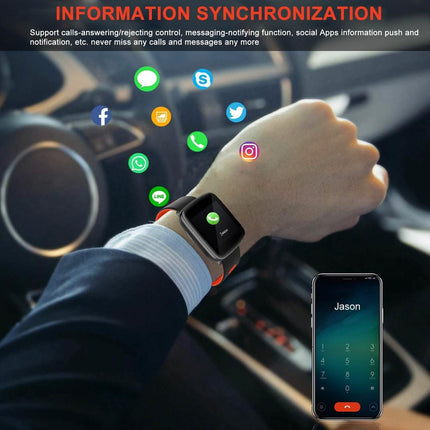 Smartwatch Fitness Tracker with Heart Rate Monitor