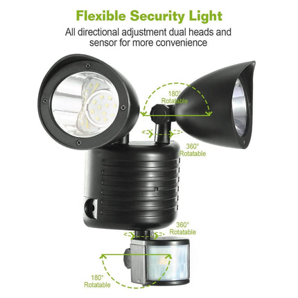 Solar Lights 22 LEDs Outdoor Security