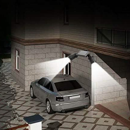Solar Motion Sensor Twin Floodlight