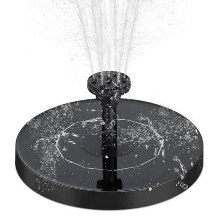 Solar Powered Fountain Pump Floating Bird Bath Pond