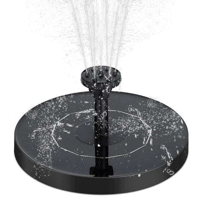 Solar Powered Fountain Pump Floating Bird Bath Pond