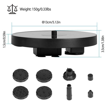 Solar Powered Fountain Pump Floating Bird Bath Pond
