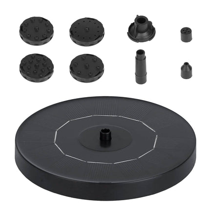 Solar Powered Fountain Pump Floating Bird Bath Pond