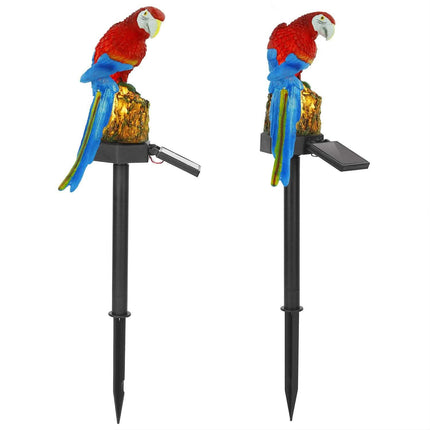 Solar Powered Parrot Garden Light IP65 Waterproof LED