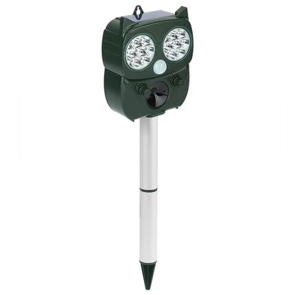 Solar Powered Ultrasonic Animal Repeller PIR Motion Sensor