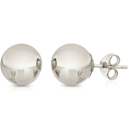 Solid 10K Gold Ball Studs