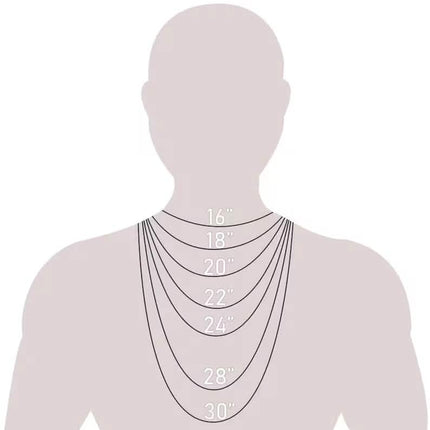 Solid 14K Yellow Gold Mariner Link Chain Necklace