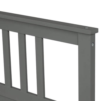 Solid Wood Platform Bed and Kids Room Headboard