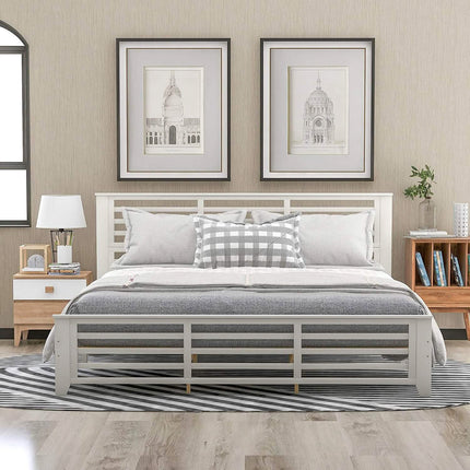 Solid Wood Platform Bed Frame