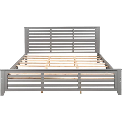 Solid Wood Platform Bed Frame